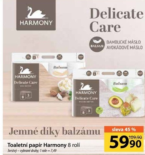 Toaletní papír 3vrstvý Harmony