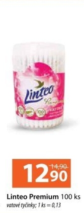 Tyčinky vatové Premium Linteo