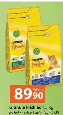 Granule pro kočky Friskies