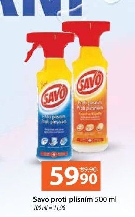 Čistič proti plísním Savo