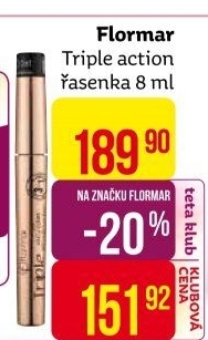 Řasenka Triple Action Flormar