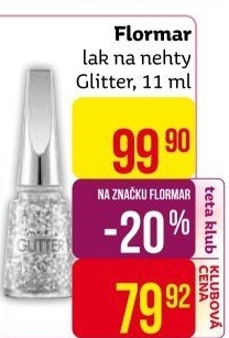 Lak na nehty Glitter Flormar