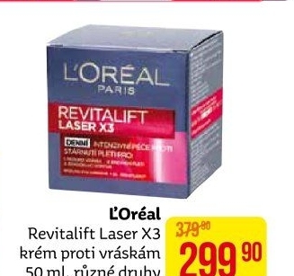 Krém pleťový proti vráskám Laser X3 Renew Revitalift L'