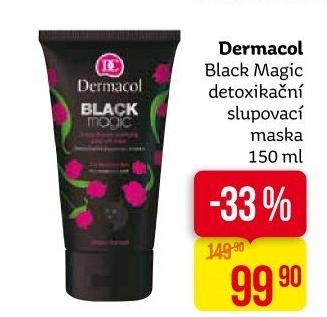 Maska detoxikační slupovací Black Magic Dermacol