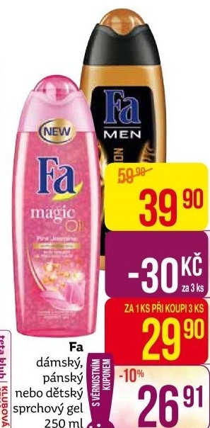 Sprchový gel Fa