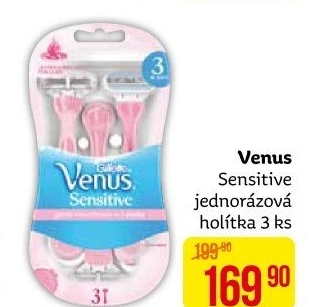 Jednorázová holítka dámská Sensitive Gillette Venus 3