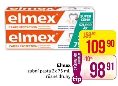 Pasty na zuby Elmex