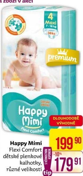 Pleny dětské Happy Mimi Flexi Comfort