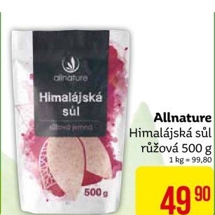Himalájská sůl Allnature