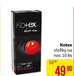 Vložky dámské na noc Kotex