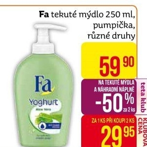 Tekuté mýdlo Fa
