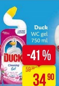 Gelový čistič WC Duck