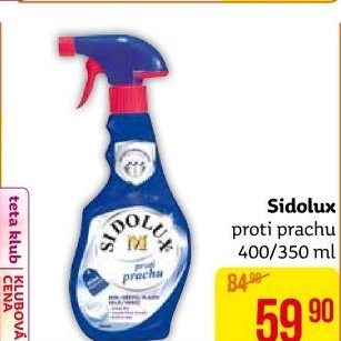Sprej proti prachu Sidolux
