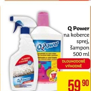 Čistič koberců šampon Q Power