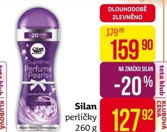 Vonné perličky do pračky Silan