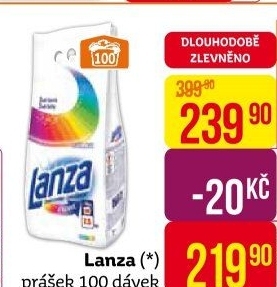 Prací prášek Lanza