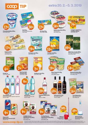 akční leták COOP 20.2.2019-5.3.2019
