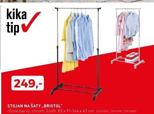 Stojan na šaty Bristol