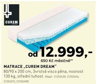 Matrace Curem Dream