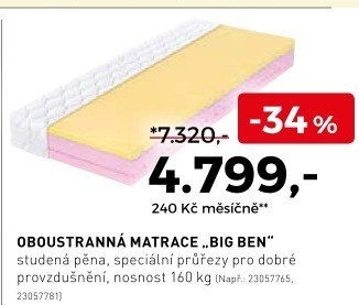 Matrace Big ben
