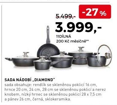 Sada nádobí Diamond