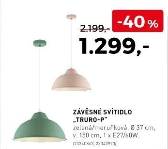 Závěsné svítidlo Truro-P
