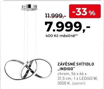 Závěsné svítidlo Indigo
