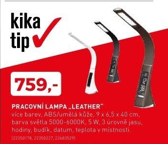 Pracovní lampa Leather