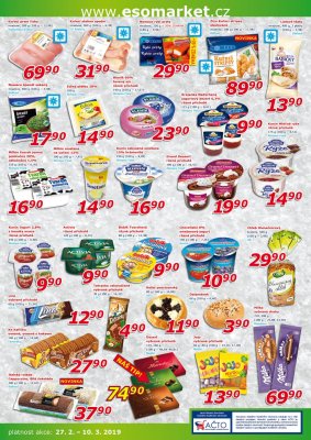akční leták ESO MARKET 27.2.2019-10.3.2019
