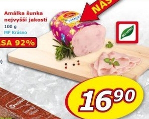 Šunka Amálka nejvyšší jakosti Krásno