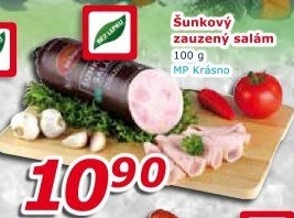 Salám šunkový zauzený Krásno