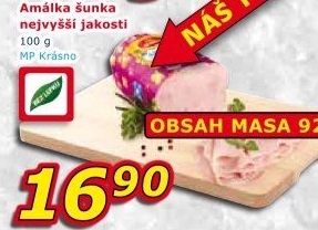Šunka Amálka nejvyšší jakosti Krásno