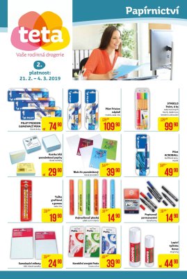 akční leták Teta drogerie 21.2.2019-4.3.2019