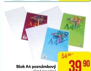 Kroužkový blok A4