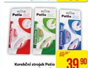 Korekční strojek - bělítko Patio