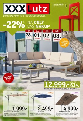 akční leták XXXLutz 25.2.2019-10.3.2019