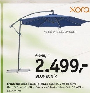 ZÁVĚSNÝ SLUNEČNÍK