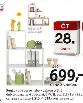 REGÁLOVÝ DÍL