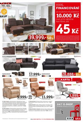 akční leták XXXLutz 25.2.2019-10.3.2019