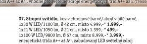 LED STROPNÍ SVÍTIDLO