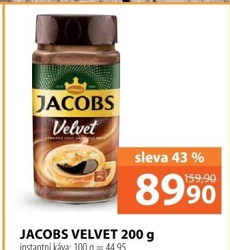 Instantní káva Jacobs Velvet