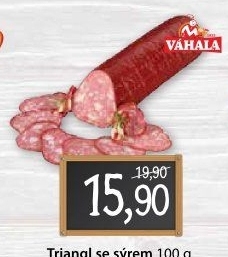 Salám Triangl se sýrem Váhala