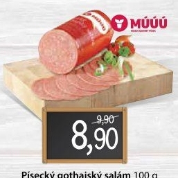 Salám Gothaj Maso uzeniny Písek