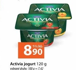 Jogurt ochucený Activia Danone