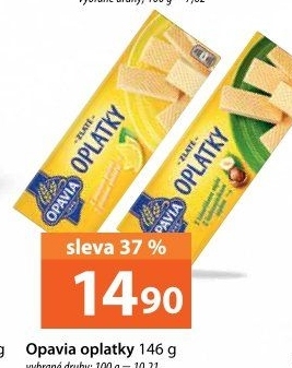 Oplatky Zlaté Opavia