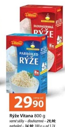 Rýže dlouhozrnná Vitana