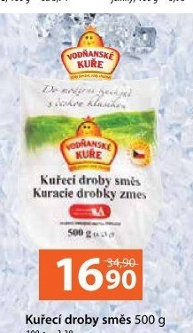 Droby kuřecí směs mražená Vodňanské kuře