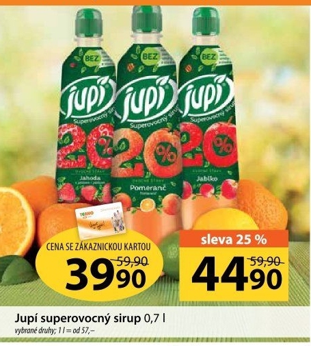 Sirup Superovocný Jupí