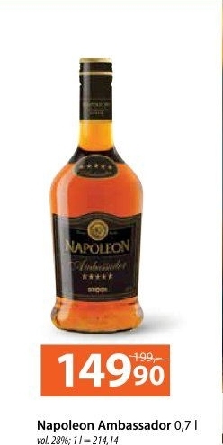 Brandy Napoleon Ambassador Stock