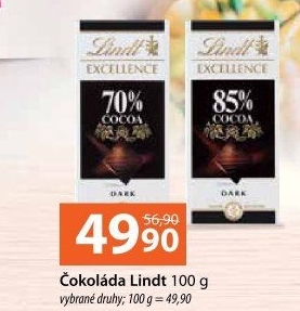 Čokoláda Excellence Lindt